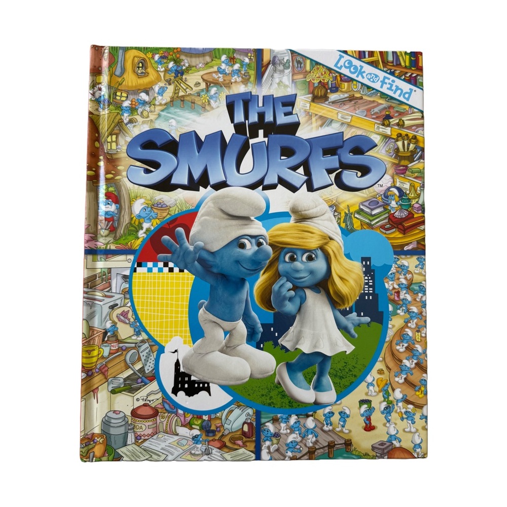 The Smurfs Look and Find Hardcover Book